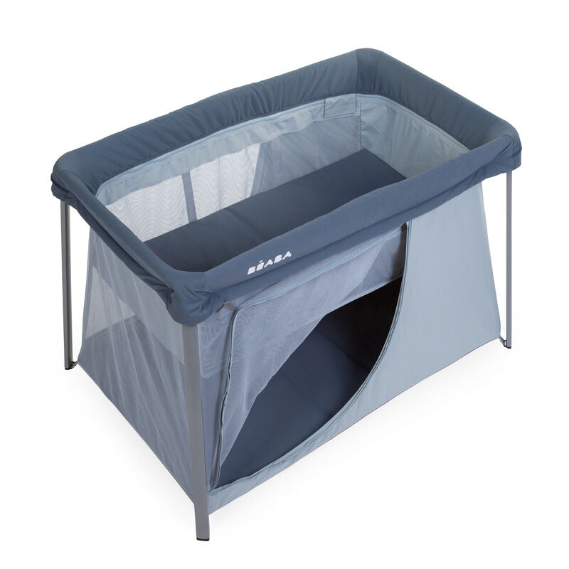 Patut de calatorie 3 in 1 Beaba Eazy Sleep Mineral Grey