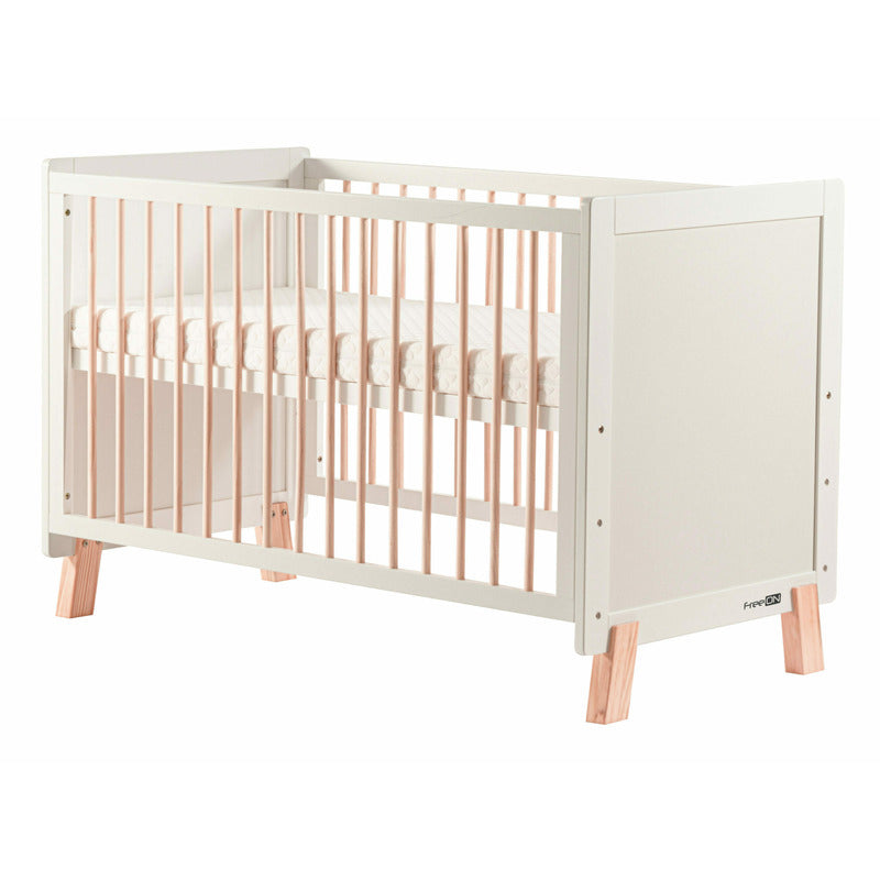 Pătuț FreeON Ava 120 × 60 cm, alb – a doua imagine a produsului