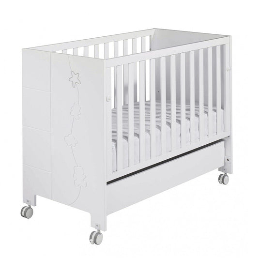 Patut Micuna Juliette Relax cu baza reclinabila 120x60 cm Alb