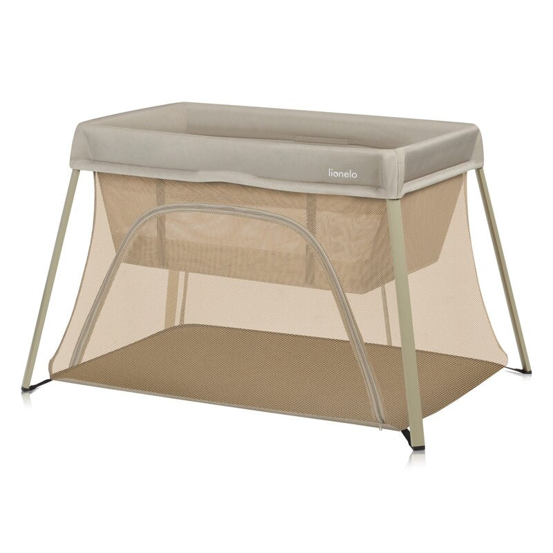 Patut multifunctional, Lionelo, Alice, 3 in 1, 2 trepte de inaltime pentru saltea, Pliabil, Material rezistent Oxford 300D, Cu iesire laterala, Geanta de transport, Pana 15 kg, 0 luni+, 104Ã—70Ã—74 cm, Bej