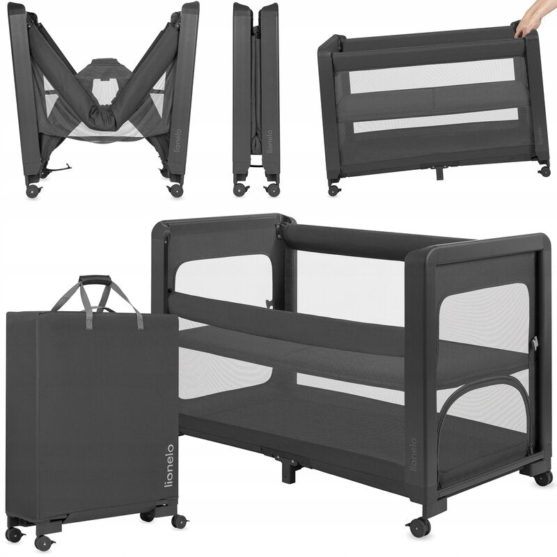 Patut multifunctional Lionelo Patty 5in1 Gri