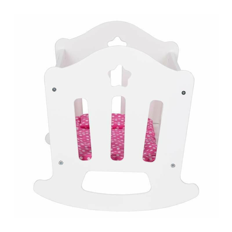 Patut pentru papusi, Free2Play, Cu pernuta confortabila, 46x33x33 cm, 36 luni+, White