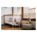 Pătuț pliant FreeON Nook 120 × 60 cm, bej – fotografia 15 a produsului