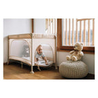 Pătuț pliant FreeON Nook 120 × 60 cm, bej – fotografia 16 a produsului
