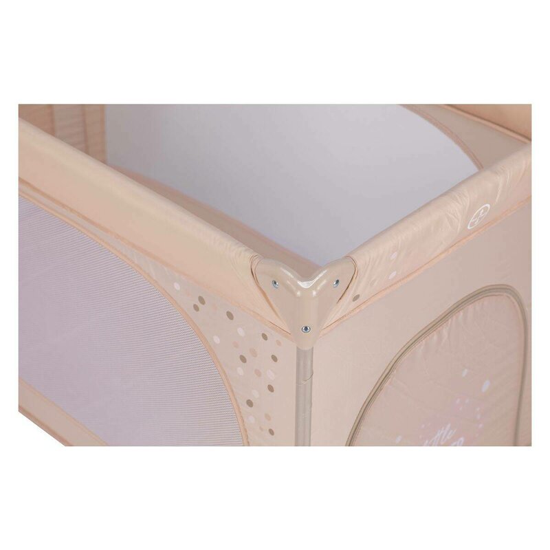 Pătuț pliant FreeON Nook 120 × 60 cm, bej – fotografia 8 a produsului
