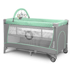 Patut pliant Lionelo Flower Turcoaz