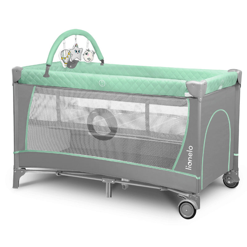 Patut pliant Lionelo Flower Turcoaz