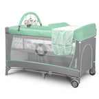 Patut pliant Lionelo Flower Turcoaz