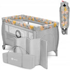 Patut pliant Lionelo Stefi Plus Roz/Galben