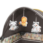 Patut pliant Lionelo Sven Plus Yellow Scandi