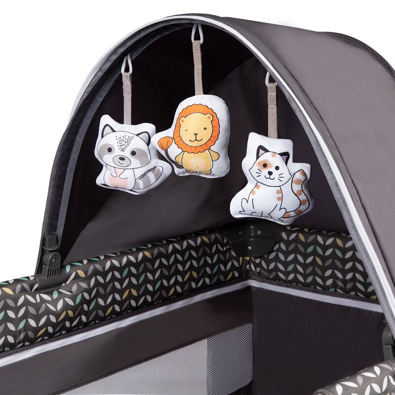Patut pliant Lionelo Sven Plus Grey Scandi