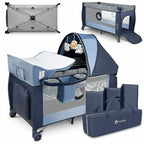Patut pliant Lionelo Sven Plus Blue Navy