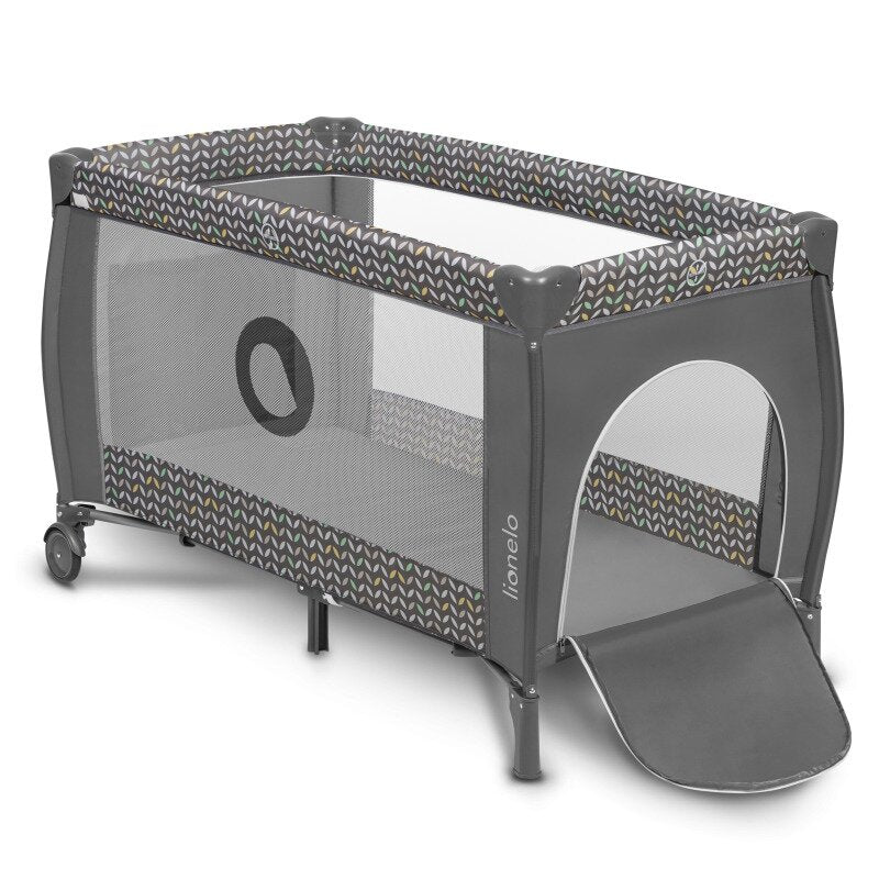 Patut pliant Lionelo Sven Plus Grey Scandi