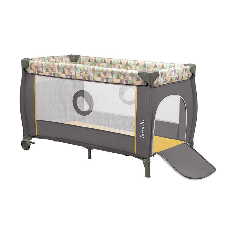 Patut pliant Lionelo Sven Plus Yellow Scandi