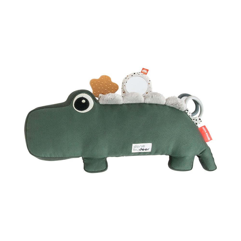 Perna cu activitati Tummy Time Done by Deer Croco Green