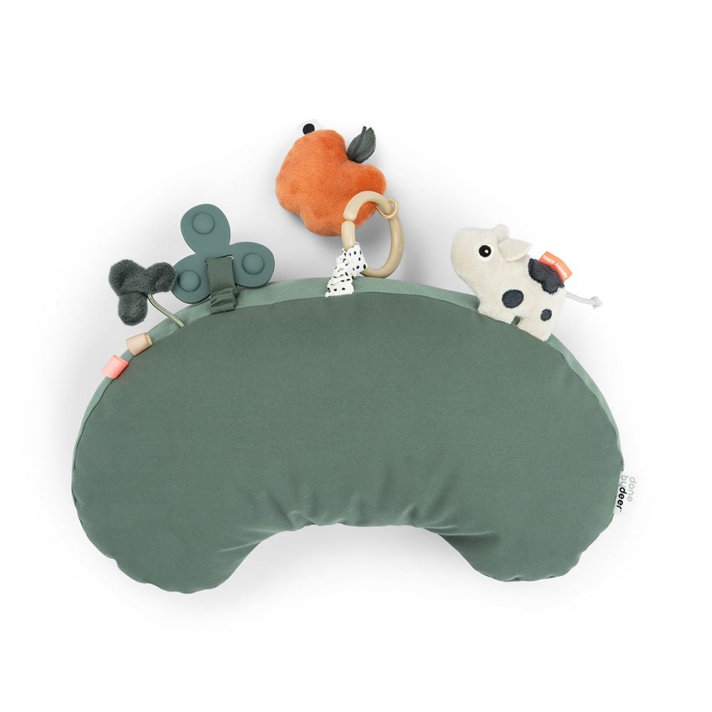 Perna cu activitati Tummy Time Done by Deer Tiny Farm Green, imagine 2