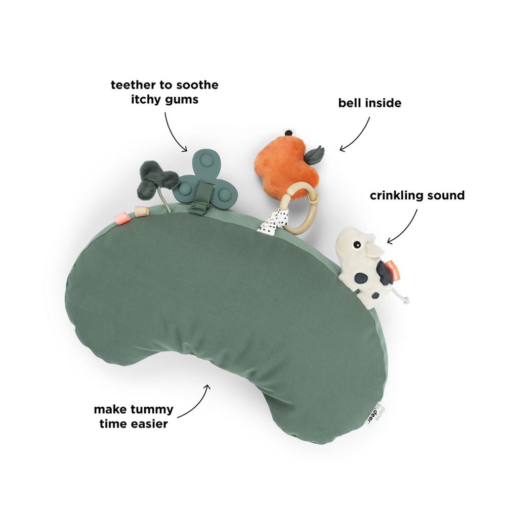 Perna cu activitati Tummy Time Done by Deer Tiny Farm Green
