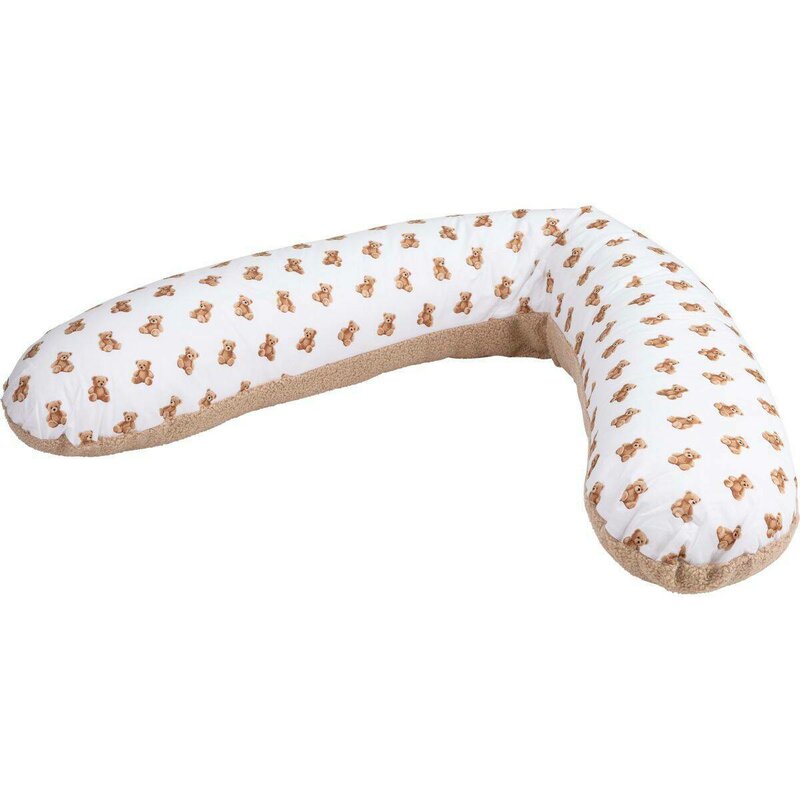Perna de alaptare Bubaba cu doua fete 170x35 cm Teddys