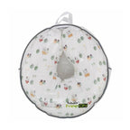 Perna alaptare, Bubaba, Cu husa detasabila, 70x60x18 cm, Farm/White