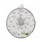 Perna alaptare, Bubaba, Cu husa detasabila, 70x60x18 cm, Farm/White