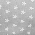 Perna alaptare New Baby Stars 125x16 cm, Gri – detaliu al texturii