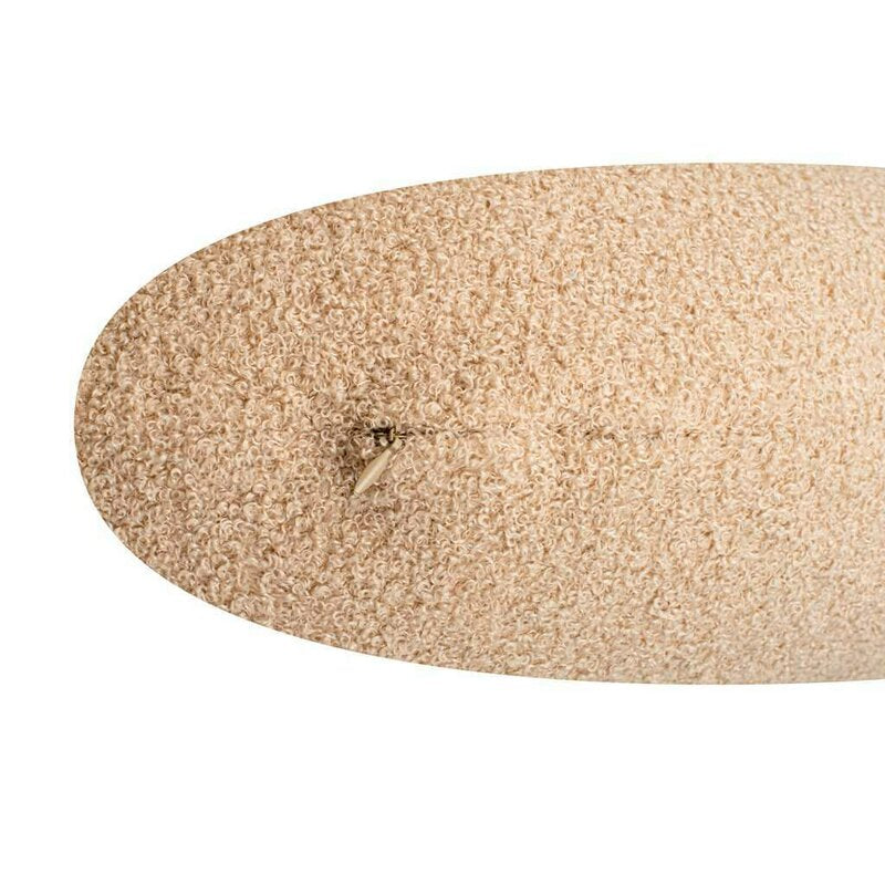 Perna alaptare, New Baby, Teddy, Bumbac+tesatura teddy, 100% antialergic, Husa detasabila, 60x45x18 cm, 0 luni+, Beige