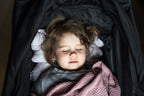 Perna fluture din bumbac Sleepee pentru sustinerea capului, 24 x 40 cm