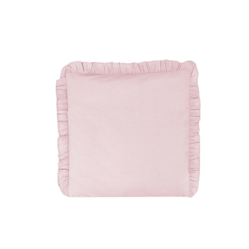 Pernă MimiNu Royal Powder Pink, 40x40 cm, husă detașabilă