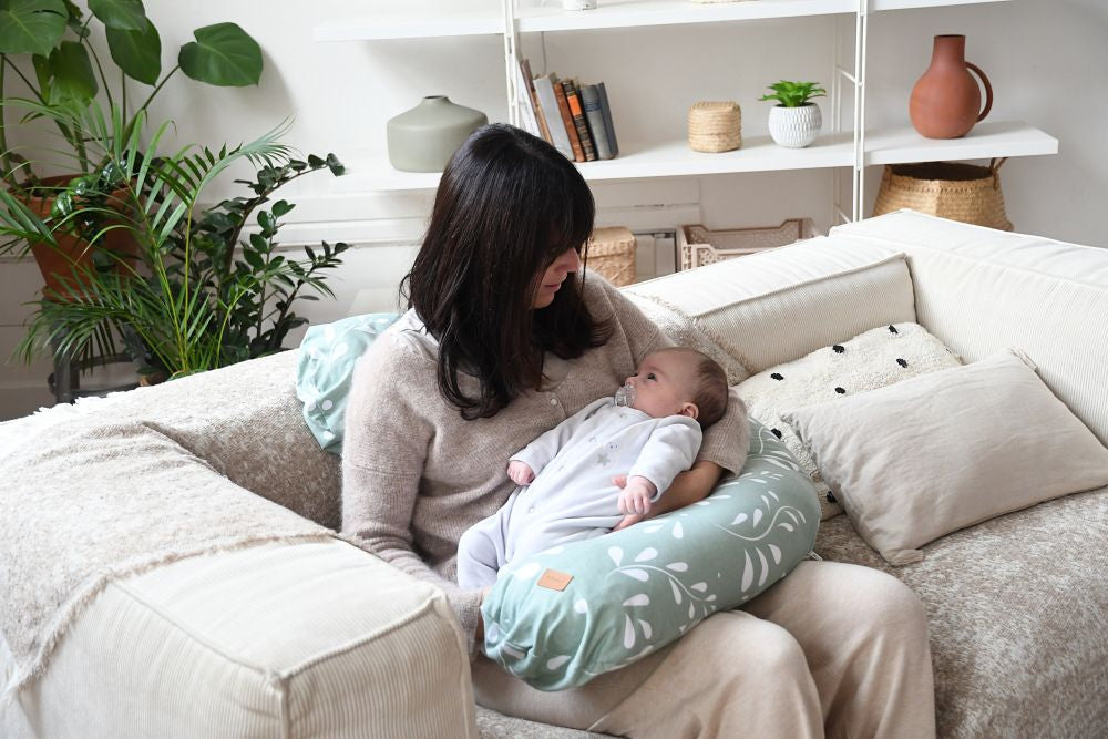 Pernă Gravidă Beaba Big Flopsy 170 cm Nature Multifuncțională