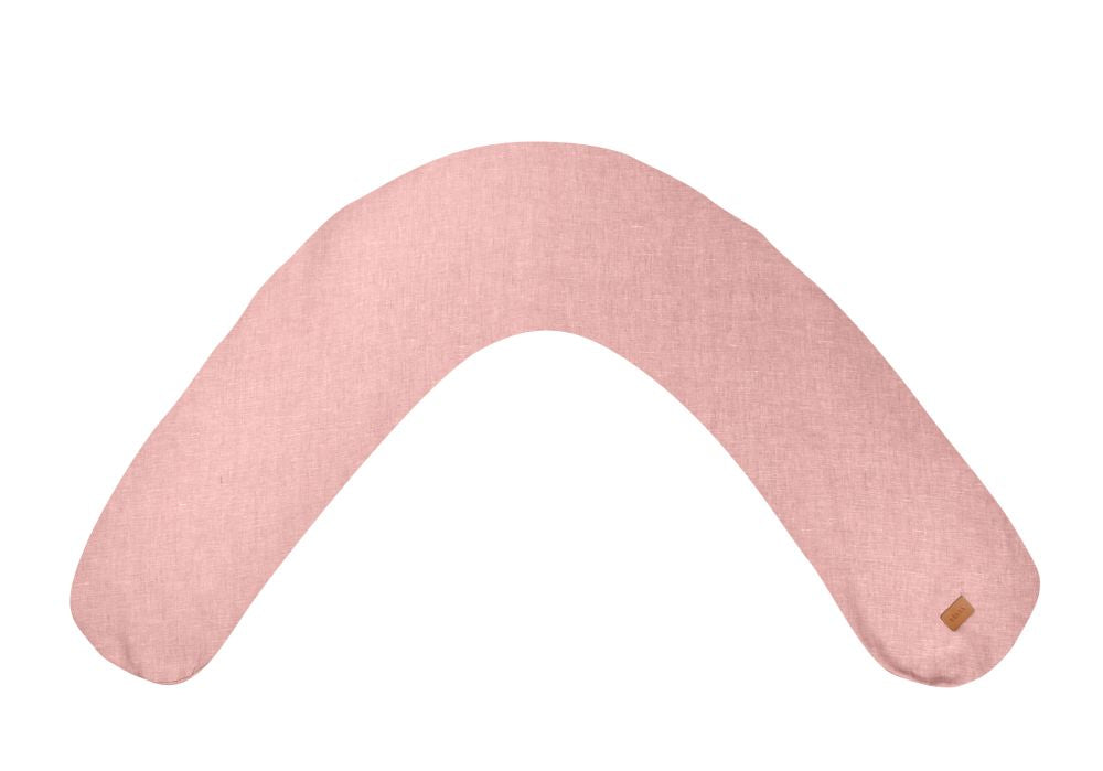 Pernă Gravidă Beaba Big Flopsy 170 cm Old Pink Multifuncțională