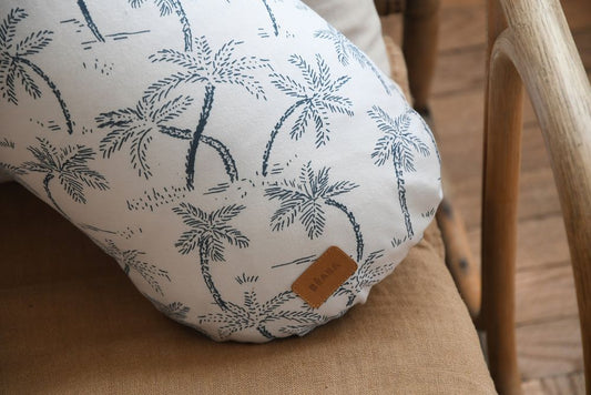 Pernă Gravidă Beaba Big Flopsy 170 cm Palm Tree Multifuncțională