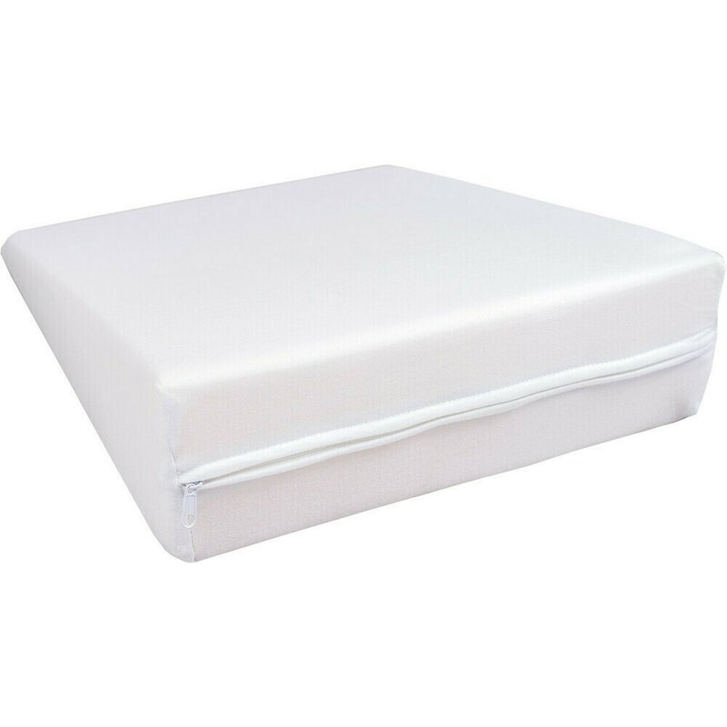 Perna inclinata Bubaba pentru patut cu husa din bumbac 60x37 cm