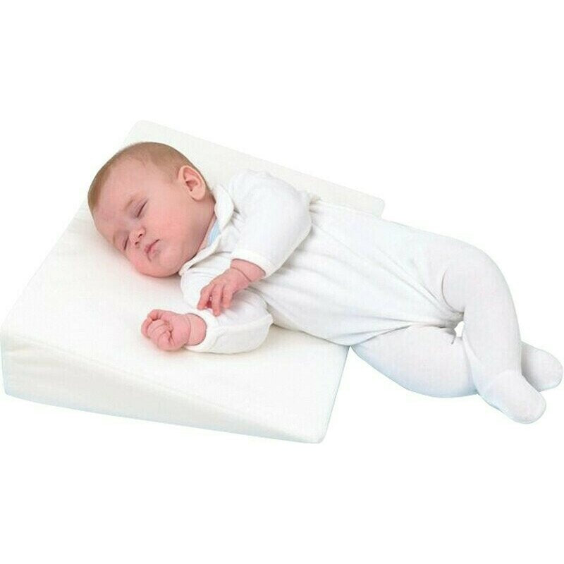 Perna inclinata Bubaba pentru patut cu husa din bumbac 60x37 cm