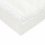 Perna inclinata New Baby Basic 30x37x7 cm, Alb – detaliu al fermoarului
