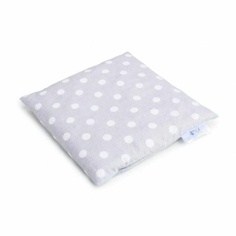 Pernuta anticolici Bocioland cu samburi de cirese, 20x20 cm, Grey Dots