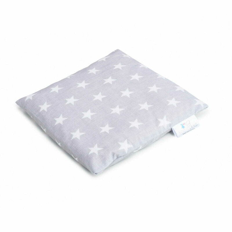 Pernuta anticolici Bocioland cu samburi de cirese, 20x20 cm, Grey Stars