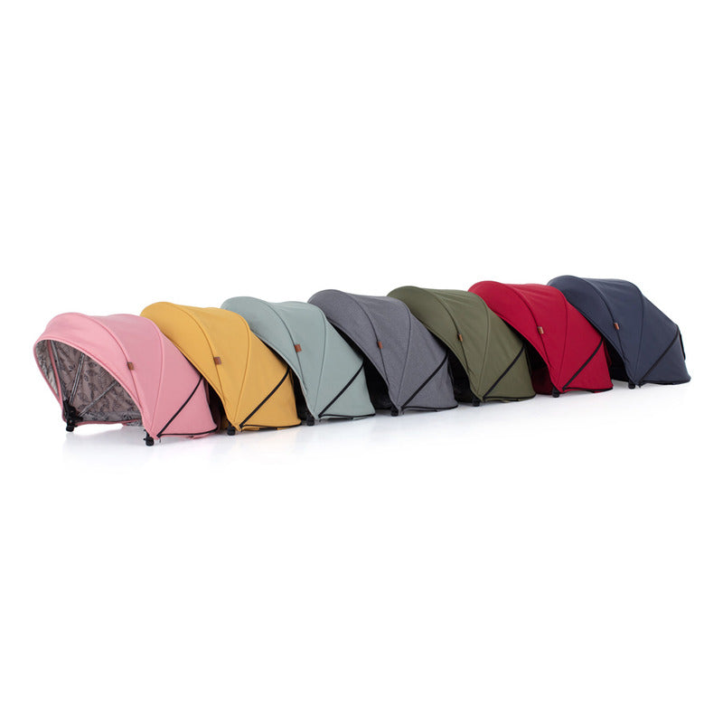 Carucior sport, Petite&Mars, Royal, Include husa pentru scaun, husa pentru picioare, geanta pentru scutece si capotina extensibila, Cu fereastra, Impermeabila, Cu SPF 50, Aluminiu, 0-22 kg, 111 x 57 x 86 cm, Mature Olive