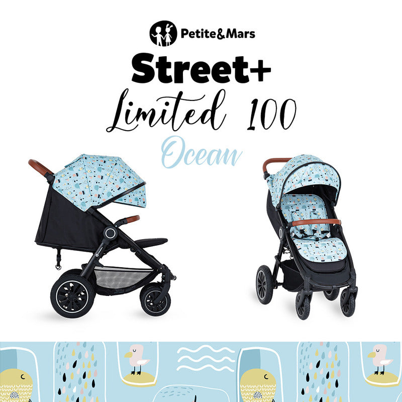 Carucior sport Petite&Mars Street+ Air editie limitata cu capotina impermeabila