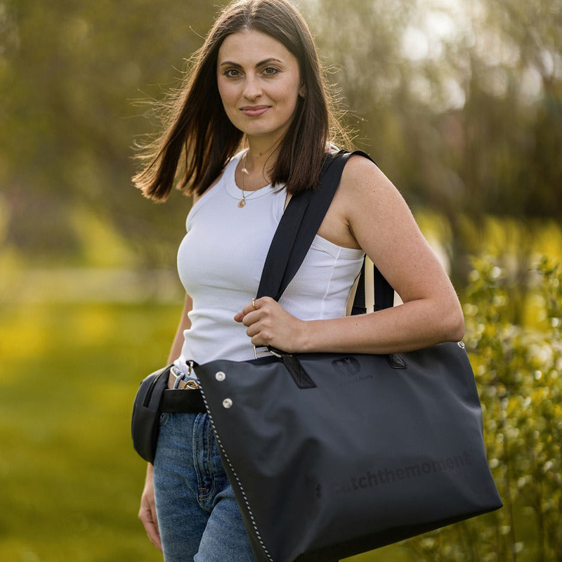 Geanta pentru mamici Petite&Mars Zoe cu 6 buzunare 53 x 36 x 19 cm