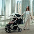 Geanta pentru mamici Petite&Mars Zoe cu 6 buzunare 53 x 36 x 19 cm