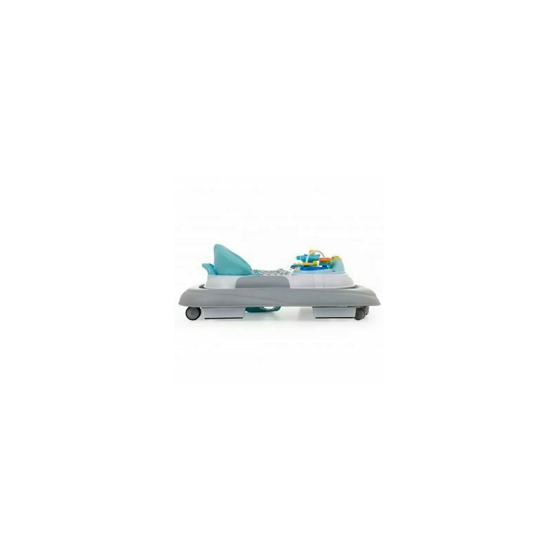 Premergator, Petite&Mars, Monty, Panou interactiv, Reglabil pe inaltime, Roti, Sustine 12 kg, Chevron Blue