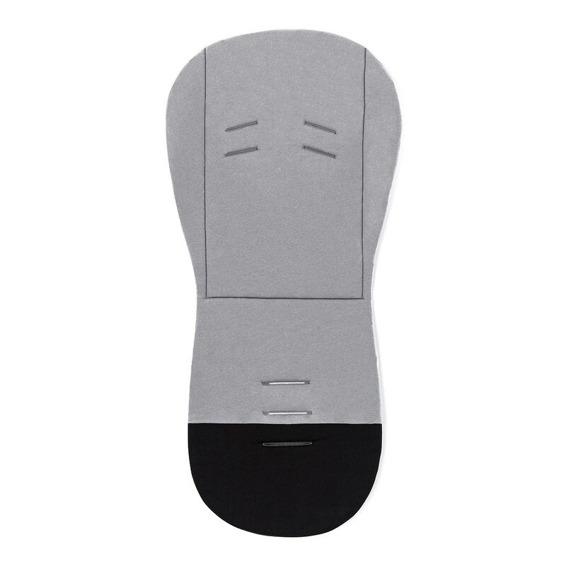 Salteluta pentru carucior, Petite&Mars, Reversibila, Cu doua fete, Din spuma, 86x42 cm, Gri