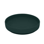 Set de hranire din silicon Petite&Mars Take&Match cu farfurie, bol si tacamuri, verde inchis