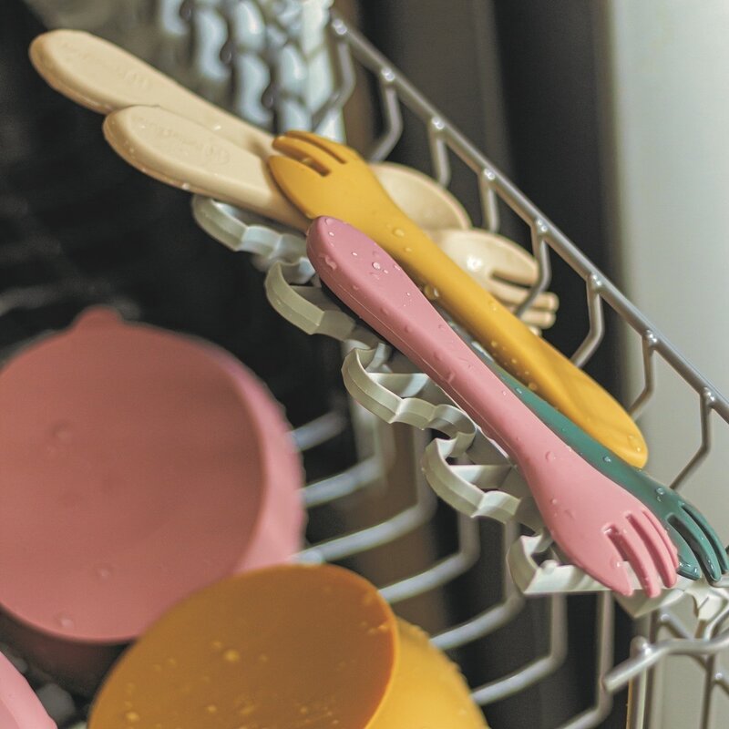 Set tacamuri, Petite&Mars, Take&Match, Din silicon, Fara BPA 6 luni+, Ocru