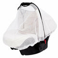 Plasa tantari New Baby Basic pentru scoica 55x75 cm, Alb – plasa montată pe o scoică ilustrativă