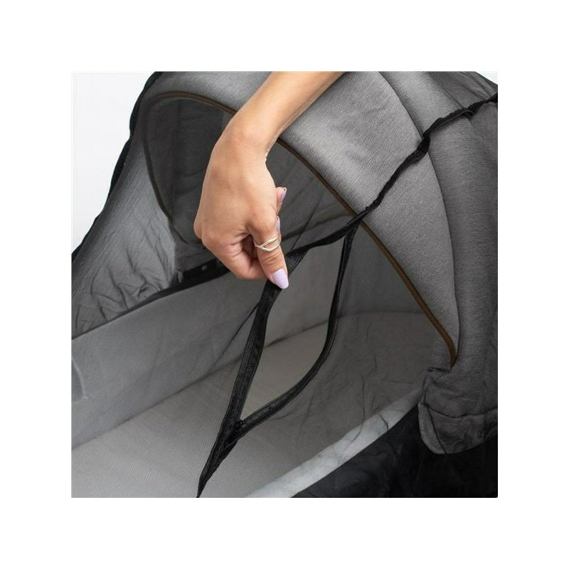 Plasa tantari, New Baby, Pentru carucior, Cu fermoar, 48x95 cm, Black