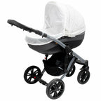 Plasă anti-insecte New Baby Basic albă – plasa montată pe landou