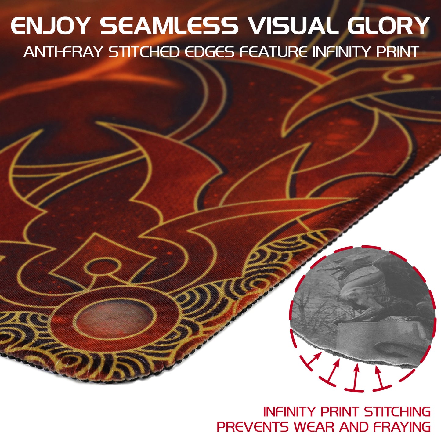 PlayMat Magic The Gathering - 5 Elemente Design | 61x35.5cm | ENHANCE Gaming