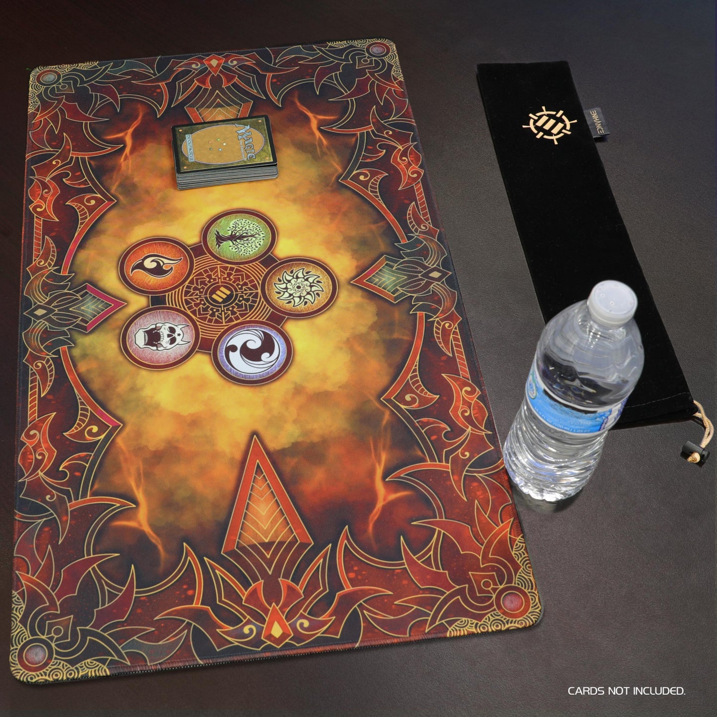 PlayMat Magic The Gathering - 5 Elemente Design | 61x35.5cm | ENHANCE Gaming