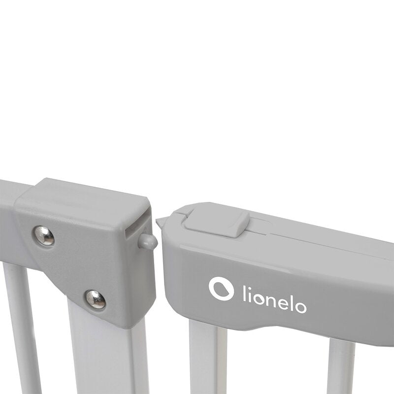 Poartă de siguranță Lionelo Truus Slim LED Gri – detaliu lumină LED
